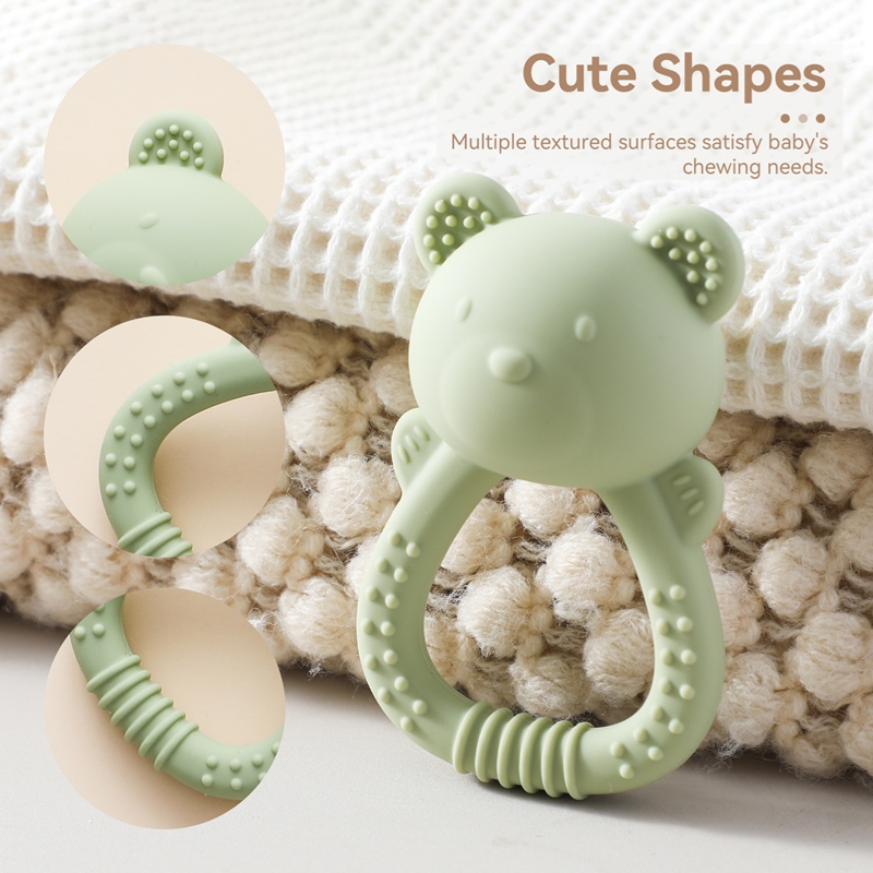 Silicone Teether for Babies Fo - Baby Food Natural recension och pris