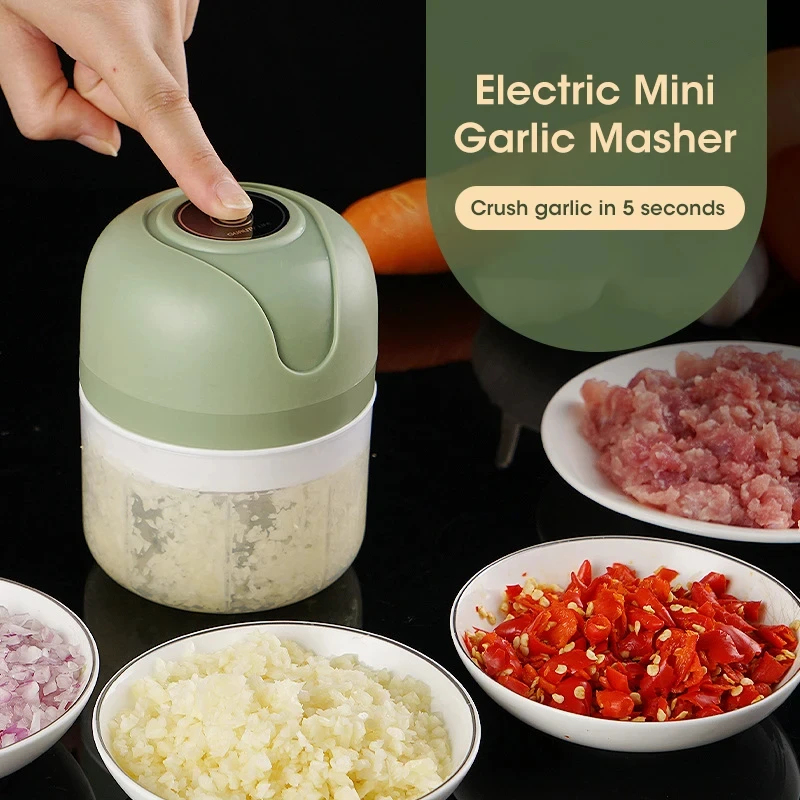 Mini Electric Garlic Press Wir - Baby Food Mill recension och pris