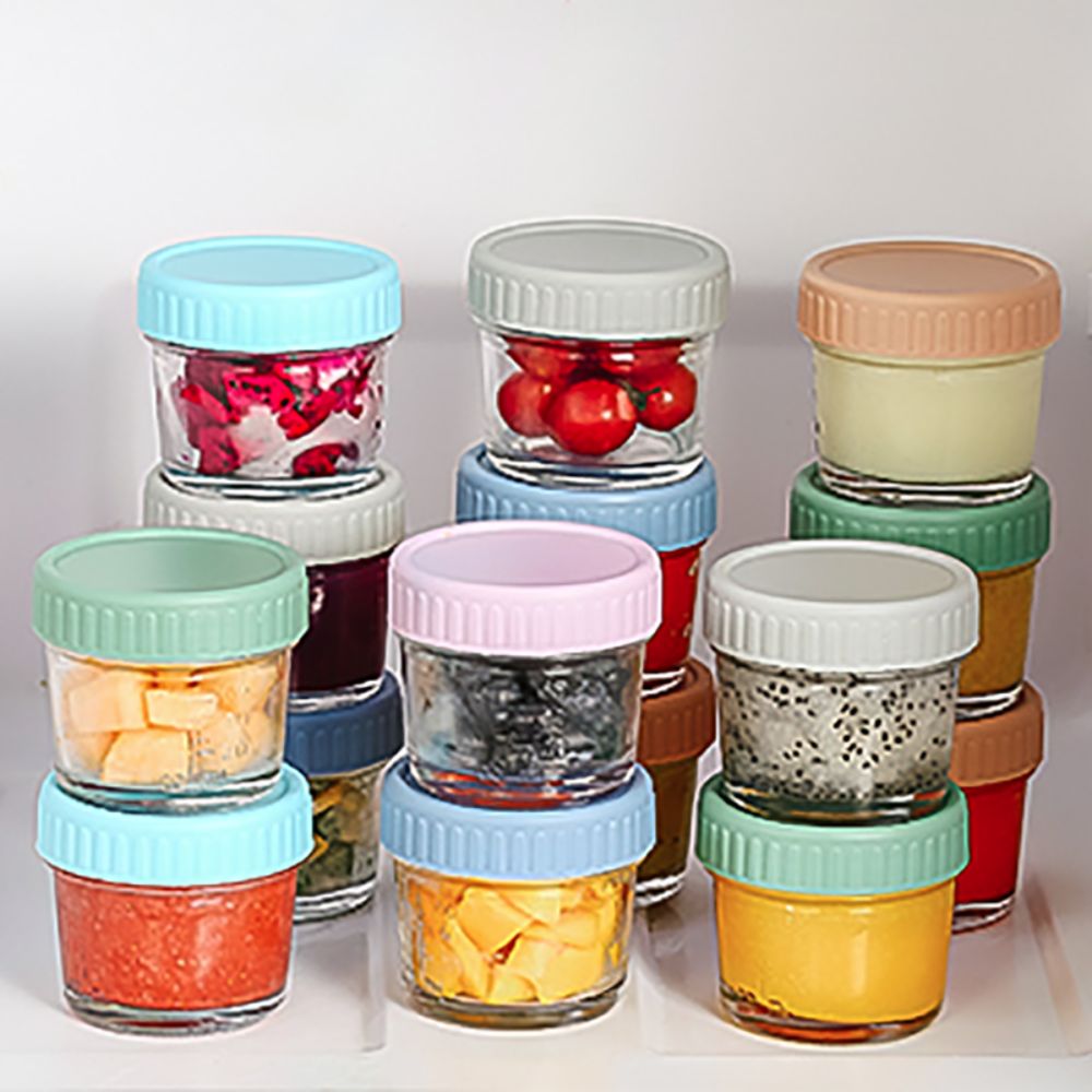 6pcs Mason Jar Glass Baby Food - Baby Food Glass Jar recension och pris