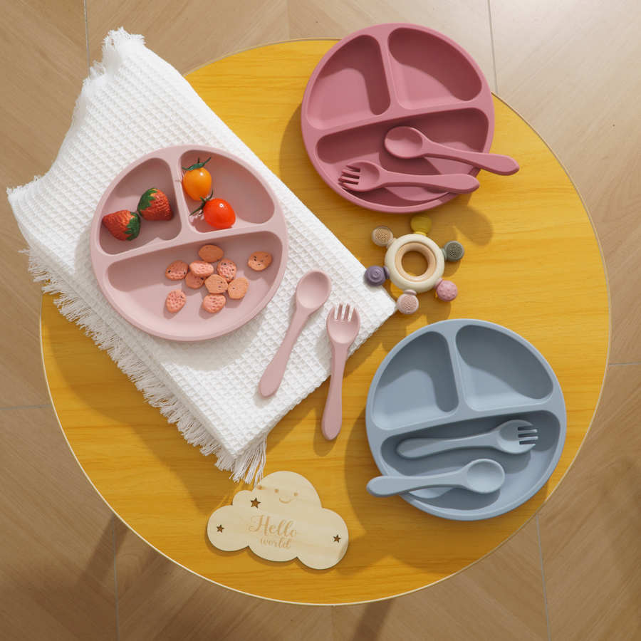 3PCS Children's Tableware Set  - Baby Food Menu recension och pris