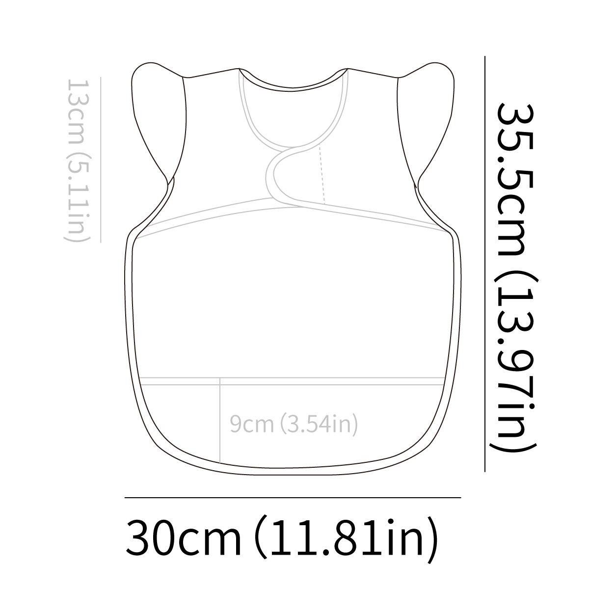 Happyflute 1 Pc Sleeveless Bib - Baby Food Equipment recension och pris