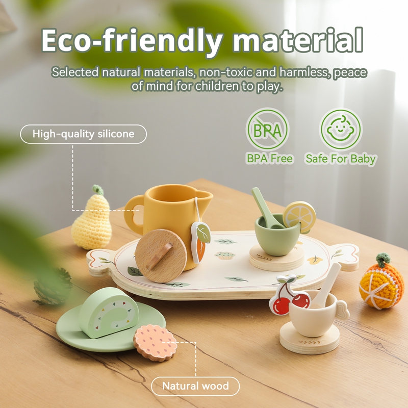 Kids Wooden Montessori Toys Af - Baby Food Natural recension och pris