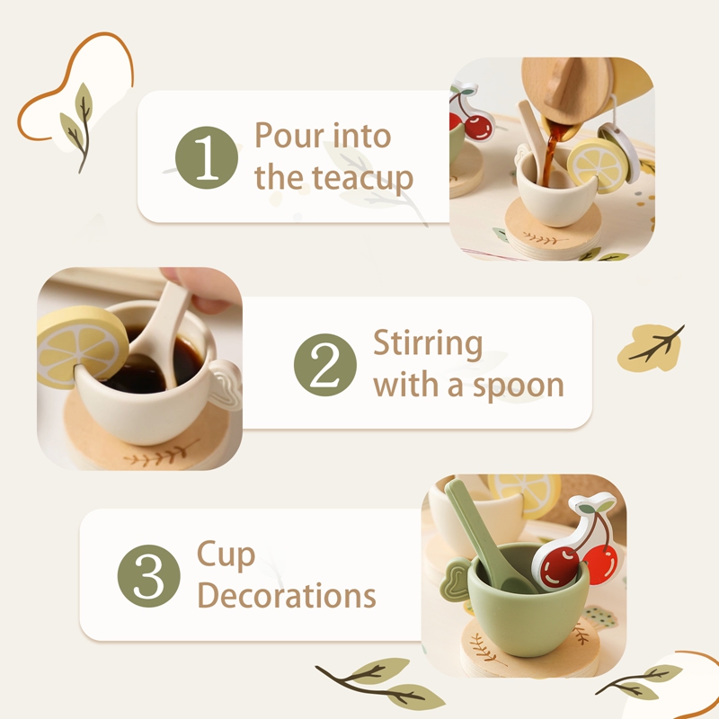 Kids Wooden Montessori Toys Af - Baby Food Natural recension och pris
