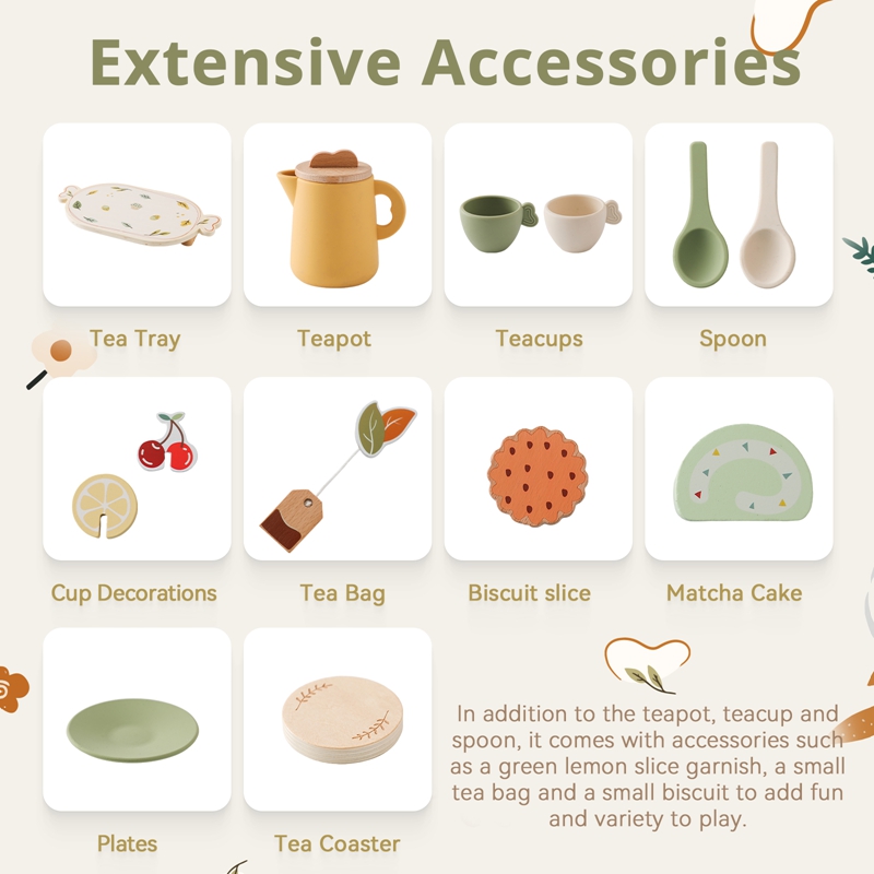 Kids Wooden Montessori Toys Af - Baby Food Natural recension och pris
