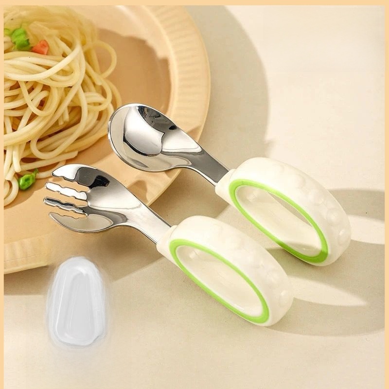 Stainless Steel Baby Fork And  - Baby Food Utensils Set recension och pris