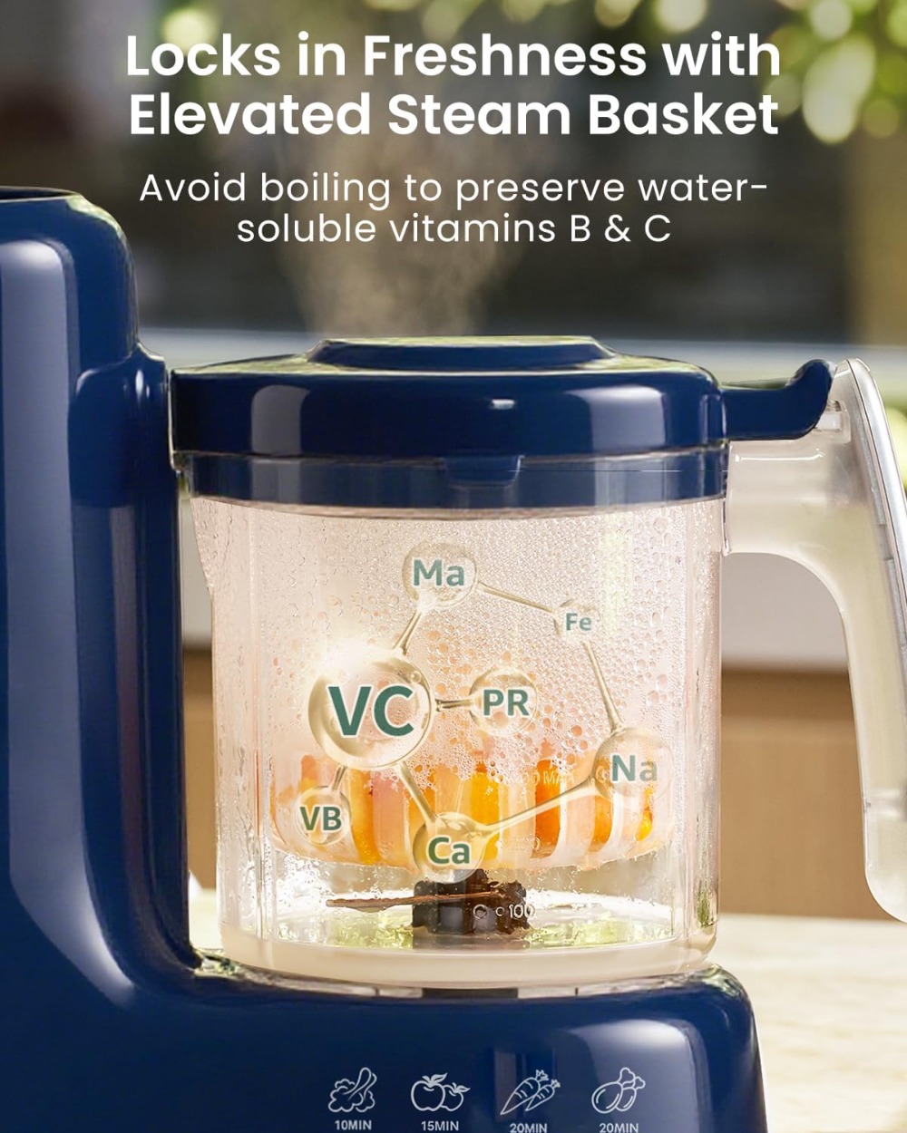 Baby Food Maker with Steam Bas - Baby Food Healthy recension och pris