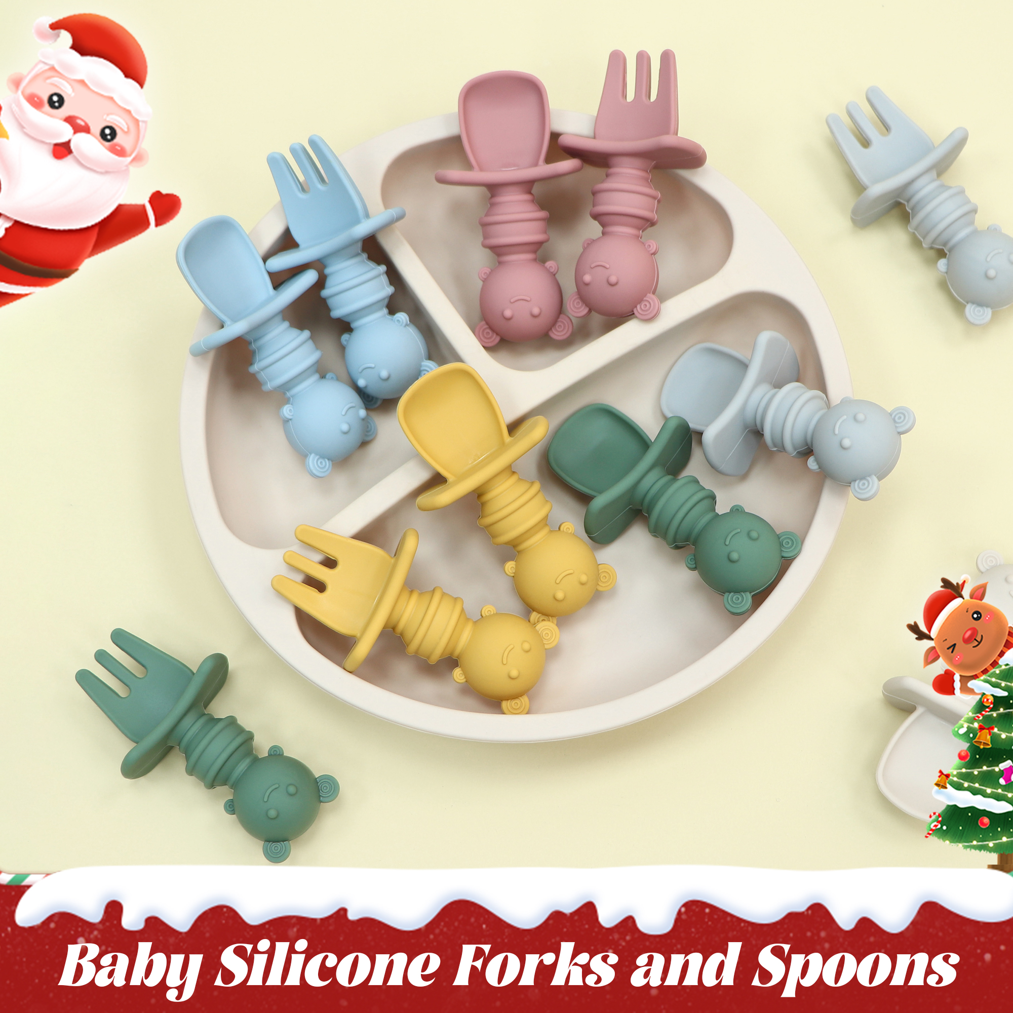 2-piece self-feeding spoon wit - Self Feed Spoon recension och pris