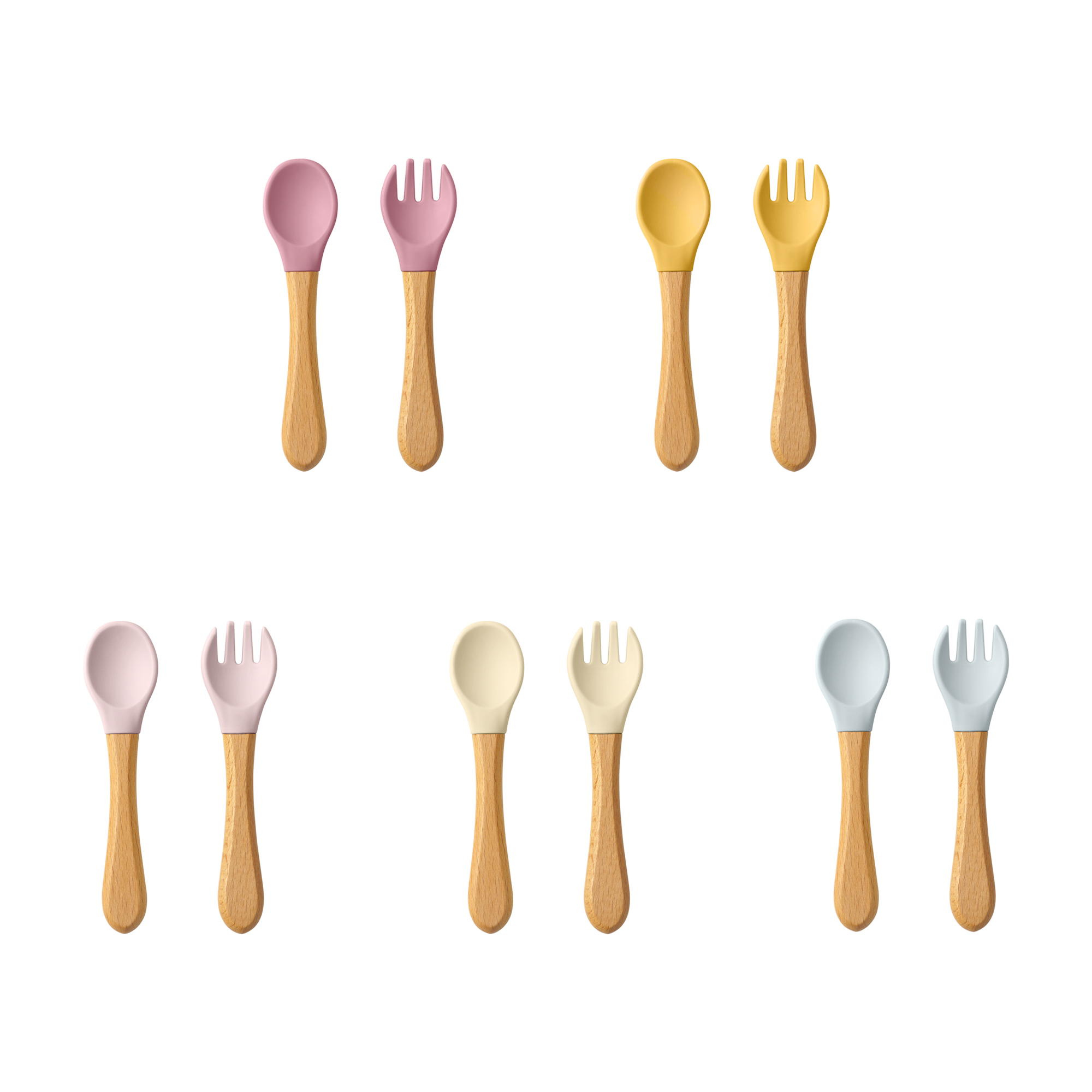 2PCS Baby Learning Spoons Uten - Baby Food Utensils Set recension och pris