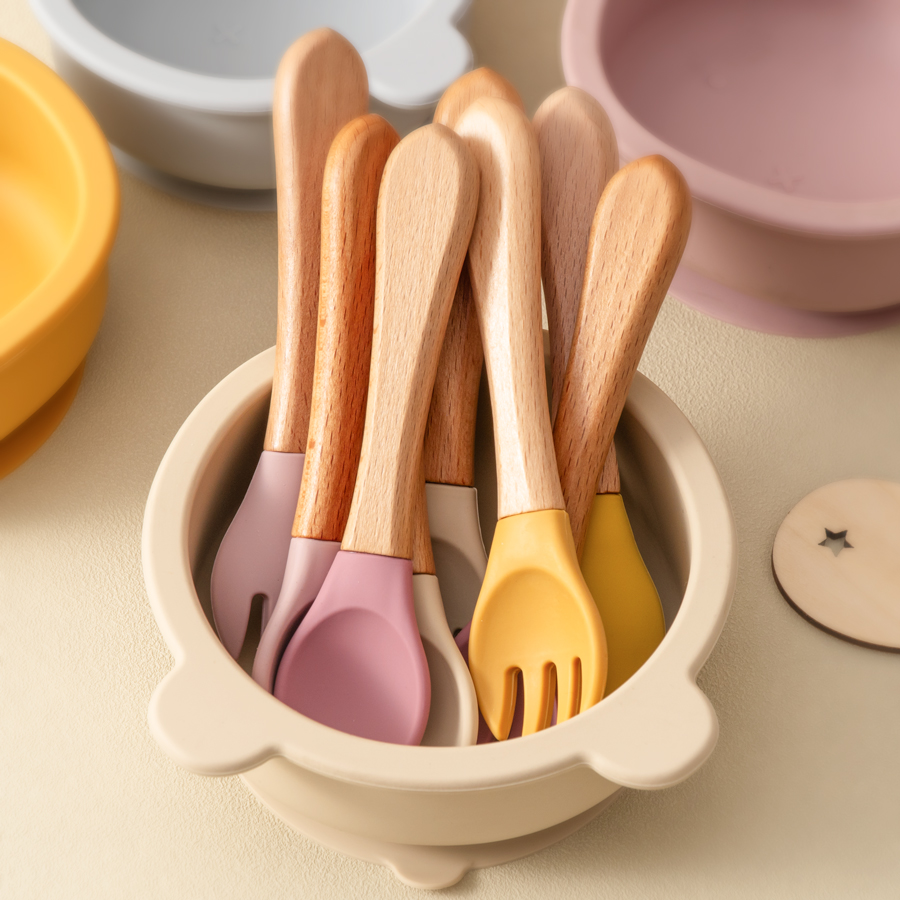 2PCS Baby Learning Spoons Uten - Baby Food Utensils Set recension och pris