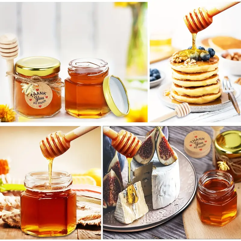 1.5oz, Hexagonal Mini Glass Ho - Baby Food Glass Jar recension och pris