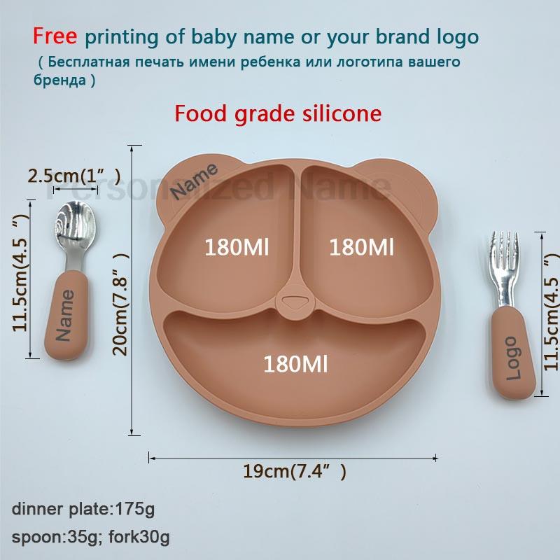 Baby Silicone Sucker Bowl Chil - Baby Food Name recension och pris