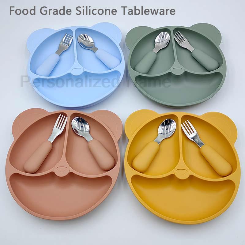 Baby Silicone Sucker Bowl Chil - Baby Food Name recension och pris
