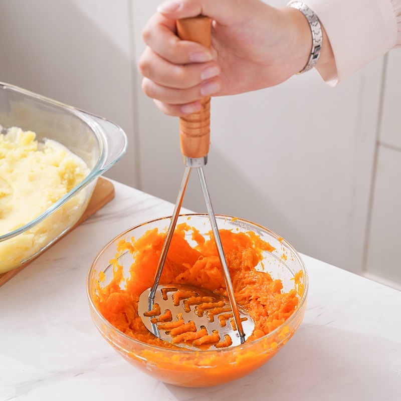 Stainless Steel Potato Masher, - Baby Food Healthy recension och pris