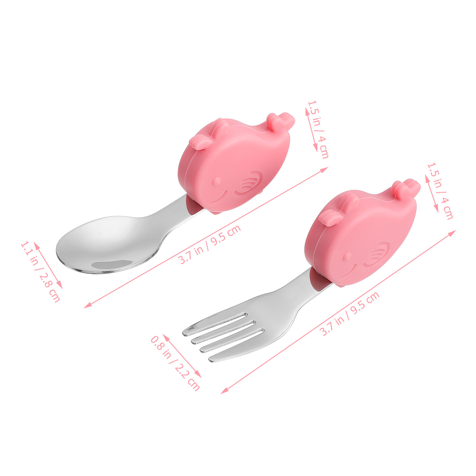1Set Baby Cutlery Strong Wear  - Self Feed Spoon recension och pris