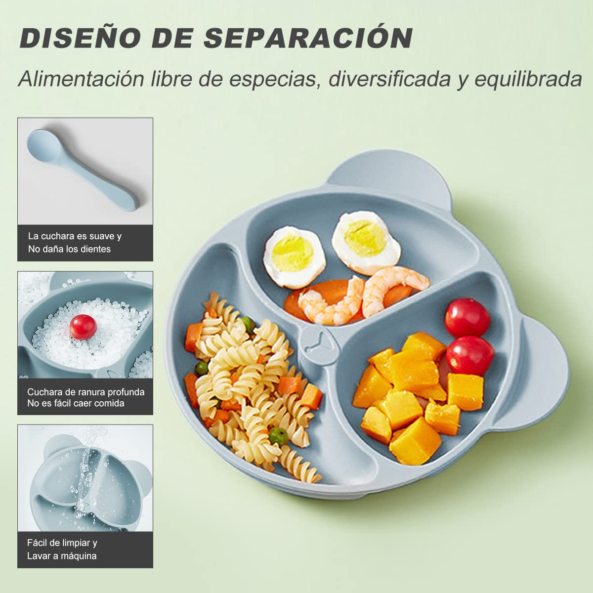 4PCS Baby Feeding Set with Bib - Baby Food Menu recension och pris