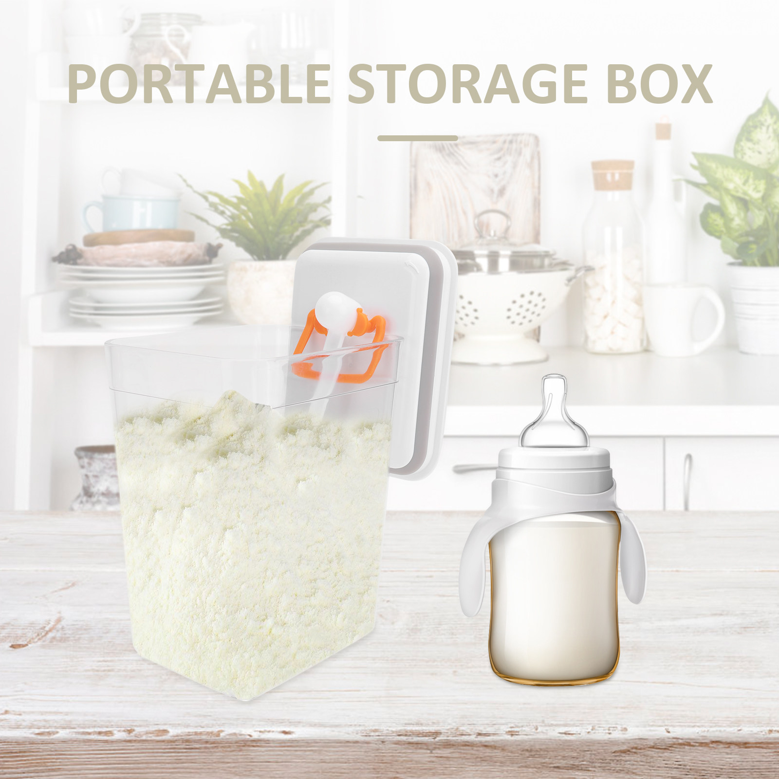 1Pcs 2300Ml Milk Powder Storag - Dry Food Baby recension och pris