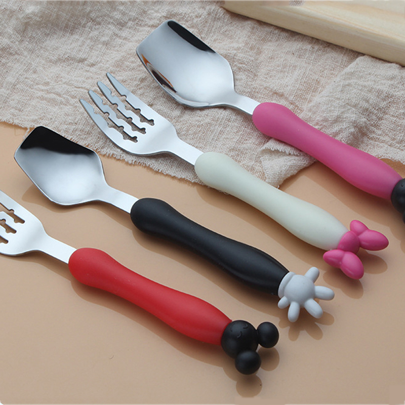 Cartoon Mickey Children Spoon  - Baby Food Utensils Set recension och pris