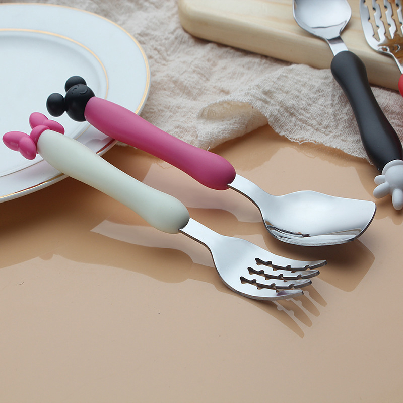 Cartoon Mickey Children Spoon  - Baby Food Utensils Set recension och pris